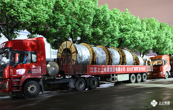 風雨同舟，星夜馳援 ——上上電纜電力物資緊急運往海南